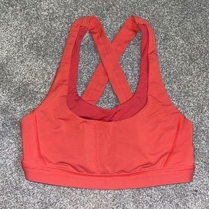 LULULEMON RED POCKET SPORTS BRA
